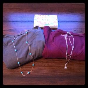 EUC Eddie Bauer Large top bundle